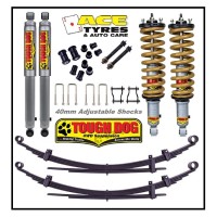 Tough Dog Suspension Kit Ford Ranger Next Gen7/2020 0n 40mm Adjustable shocks 9/24