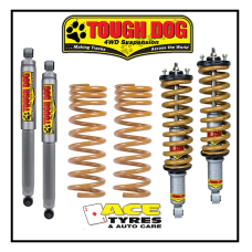 Tough Dog Suspension Kit 40m Adjustable Shocks Nissan Navara D23 NP300 35mm 3/24