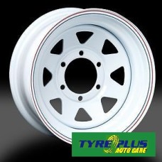 Sunraysia Dynamic 16x8 6x139 +20 White triangle